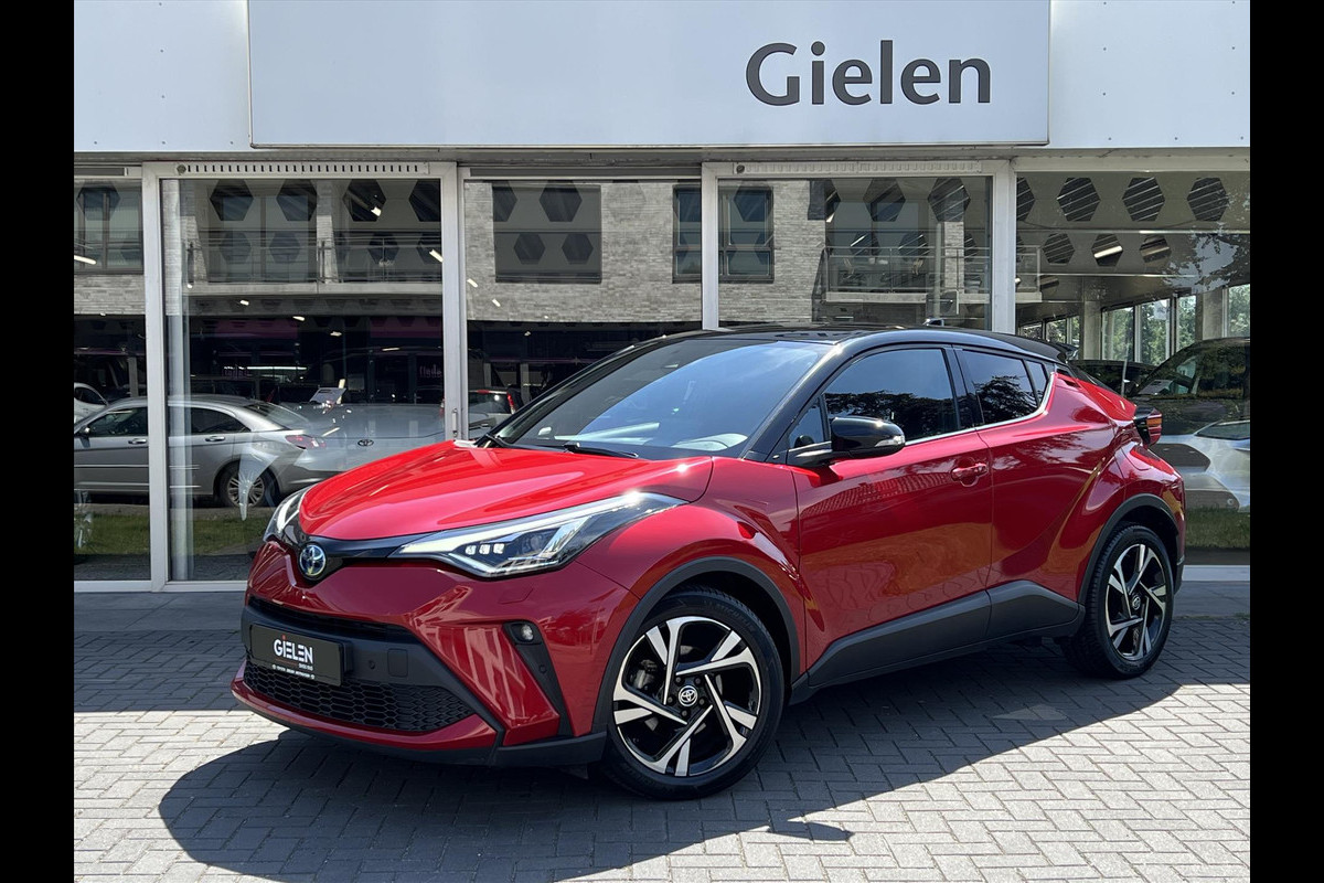 Toyota C-HR 1.8 Hybrid Bi-Tone | Trekhaak, Dodehoekherkenning, Parkeersensoren, Stoel + Stoelverwarming, Keyless, 18 inch
