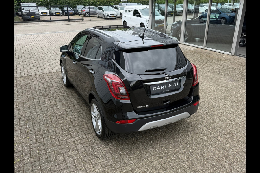 Opel Mokka X 1.4 Turbo Innovation 140 Pk | Navigatie | Voll Leder | Glazen schuif / Kantel dak | Clima | Cruise | trekhaak | 19".