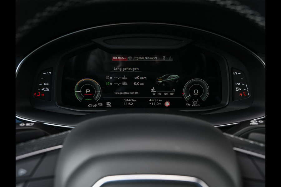 Audi Q8 60 TFSI e quattro Pro Line S Competition | Advanced onderstel | NL auto |  Audi exclusive color  | B&O Sound | Memory pack | Panorama dak | Head-up | Valcano s-seats | Trekhaak | Adaptive cruise | Ambiance interieur