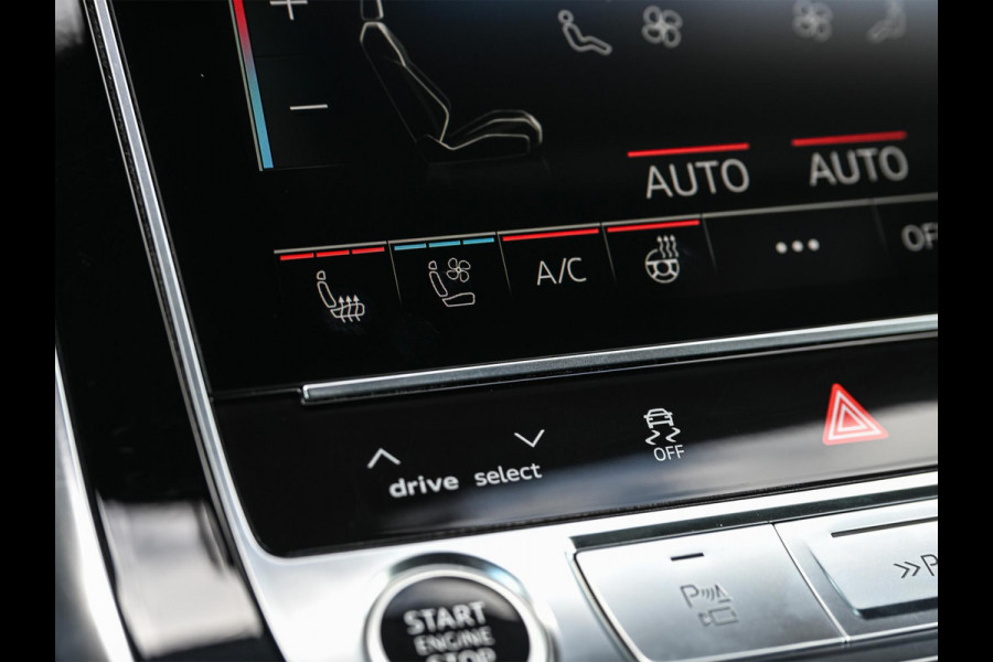 Audi Q8 60 TFSI e quattro Pro Line S Competition | Advanced onderstel | NL auto |  Audi exclusive color  | B&O Sound | Memory pack | Panorama dak | Head-up | Valcano s-seats | Trekhaak | Adaptive cruise | Ambiance interieur