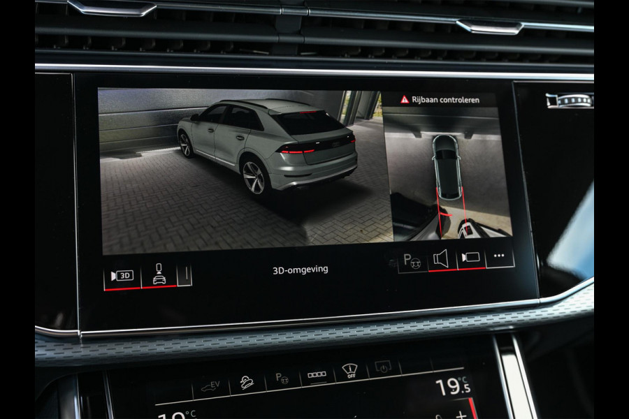 Audi Q8 60 TFSI e quattro Pro Line S Competition | Advanced onderstel | NL auto |  Audi exclusive color  | B&O Sound | Memory pack | Panorama dak | Head-up | Valcano s-seats | Trekhaak | Adaptive cruise | Ambiance interieur