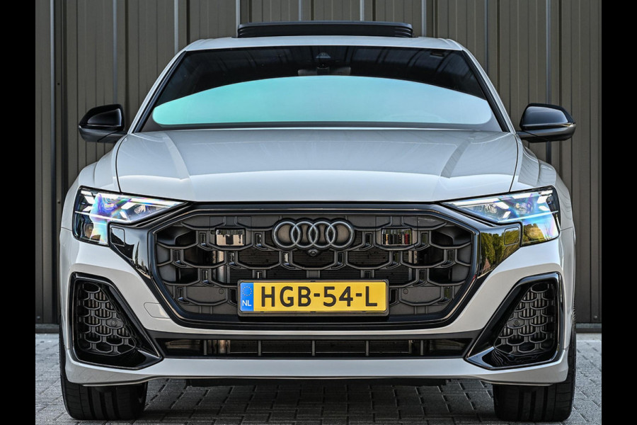 Audi Q8 60 TFSI e quattro Pro Line S Competition | Advanced onderstel | NL auto |  Audi exclusive color  | B&O Sound | Memory pack | Panorama dak | Head-up | Valcano s-seats | Trekhaak | Adaptive cruise | Ambiance interieur
