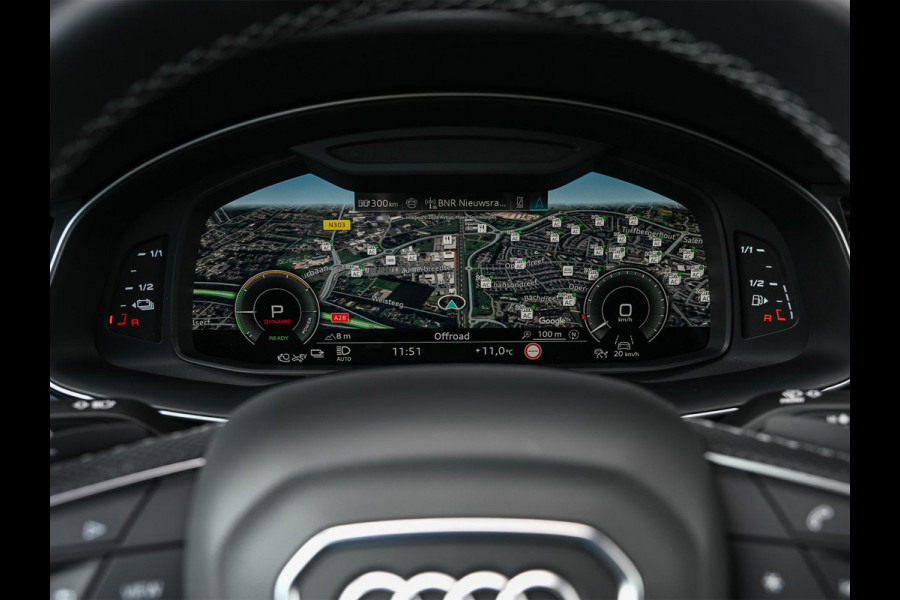 Audi Q8 60 TFSI e quattro Pro Line S Competition | Advanced onderstel | NL auto |  Audi exclusive color  | B&O Sound | Memory pack | Panorama dak | Head-up | Valcano s-seats | Trekhaak | Adaptive cruise | Ambiance interieur