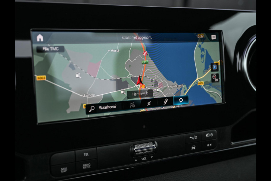 Mercedes-Benz Sprinter 519 3.0 CDI L3 EURO VI-D NL Auto · Tijhof opbouw · Luchtvering · Trekhaak · Opbergvakken L+R · Distronic · Led · 6 Cillinder · Climate · Lier elektrisch · Geveerde bestuurderstoel | oprijwagen