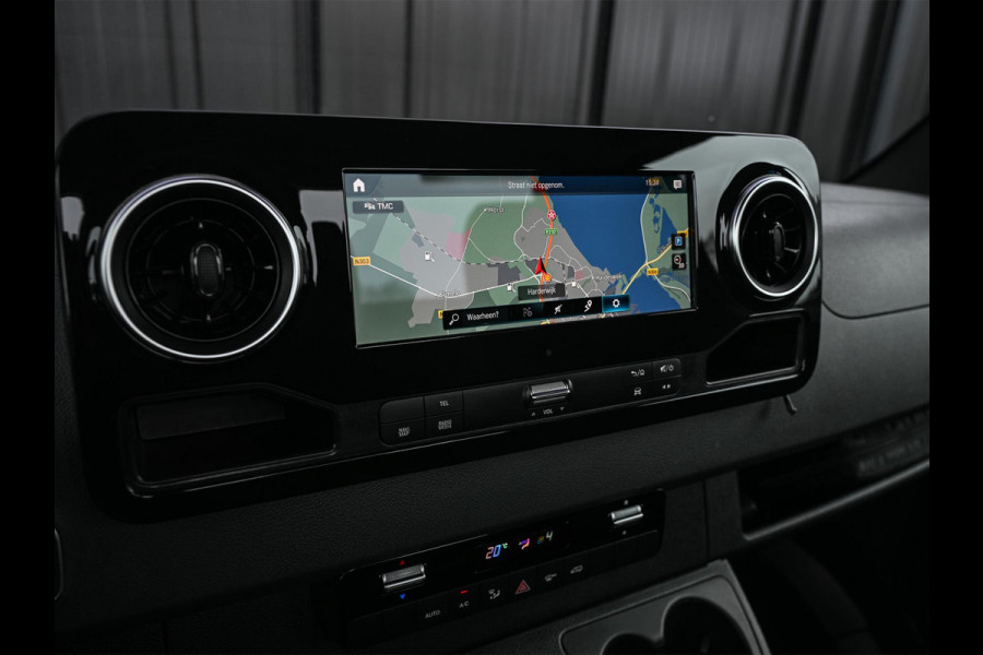 Mercedes-Benz Sprinter 519 3.0 CDI L3 EURO VI-D NL Auto · Tijhof opbouw · Luchtvering · Trekhaak · Opbergvakken L+R · Distronic · Led · 6 Cillinder · Climate · Lier elektrisch · Geveerde bestuurderstoel | oprijwagen