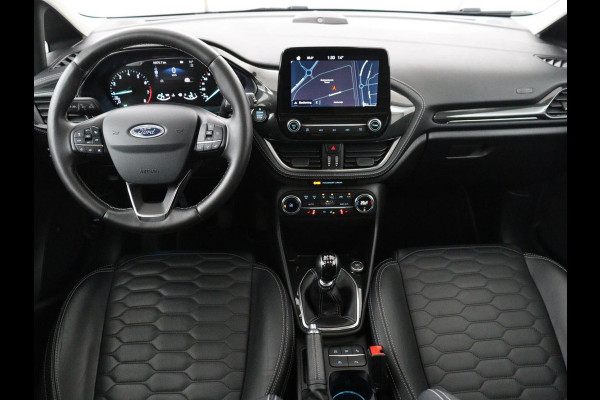 Ford Fiesta 1.0 EcoBoost Vignale | Panoramadak | Carplay | Lederen bekleding | Camera | Adaptive Cruise | Navigatie | Stoel & stuurverwarming | LM | B&O Geluidsinstallatie | DAB