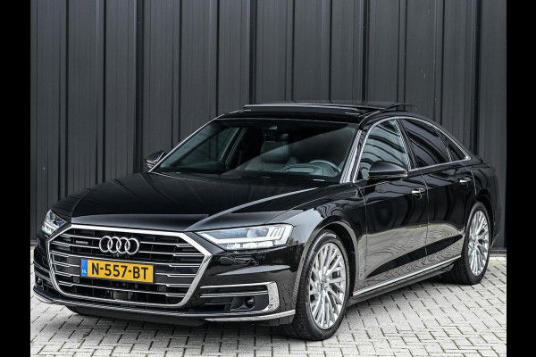 Audi A8 55 TFSI quattro Pro Line Plus | LUCHTVERING | STANDKACHEL | VIRTUAL COCKPIT | LUCHTVERING | ADAPTIVE CRUISE | STOELVERWARMING EN -VENTILATIE | MASSAGE | 360 CAMERA | PANORAMADAK | LED | STUURVERWARMING | HEAD-UP | AMBIANCE INTERIEUR | SOFT-CLOSE |