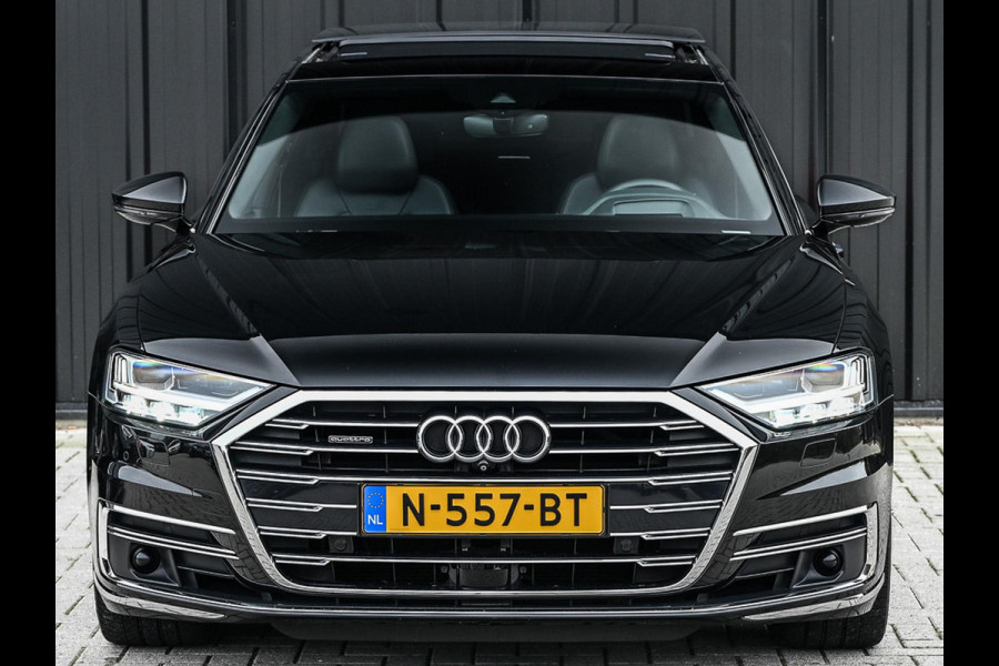 Audi A8 55 TFSI quattro Pro Line Plus | LUCHTVERING | STANDKACHEL | VIRTUAL COCKPIT | LUCHTVERING | ADAPTIVE CRUISE | STOELVERWARMING EN -VENTILATIE | MASSAGE | 360 CAMERA | PANORAMADAK | LED | STUURVERWARMING | HEAD-UP | AMBIANCE INTERIEUR | SOFT-CLOSE |