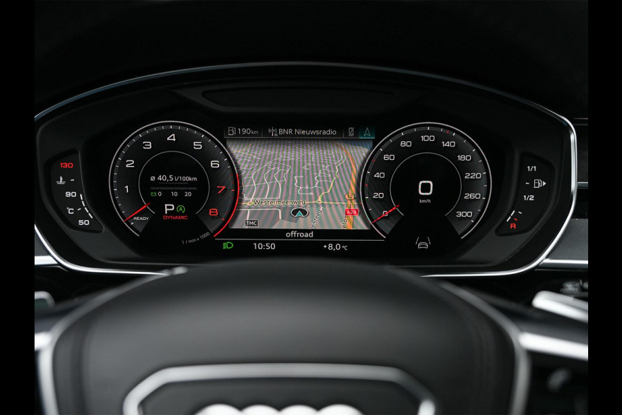 Audi A8 55 TFSI quattro Pro Line Plus | LUCHTVERING | STANDKACHEL | VIRTUAL COCKPIT | LUCHTVERING | ADAPTIVE CRUISE | STOELVERWARMING EN -VENTILATIE | MASSAGE | 360 CAMERA | PANORAMADAK | LED | STUURVERWARMING | HEAD-UP | AMBIANCE INTERIEUR | SOFT-CLOSE |
