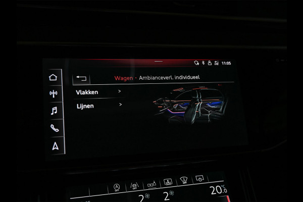 Audi A8 55 TFSI quattro Pro Line Plus 55 TFSI QUATTRO PRO LINE PLUS | LUCHTVERING | STANDKACHEL | VIRTUAL COCKPIT | LUCHTVERING | ADAPTIVE CRUISE | STOELVERWARMING EN -VENTILATIE | MASSAGE | 360 CAMERA | PANORAMADAK | LED | STUURVERWARMING | HEAD-UP | AMBIANCE INTERIEUR | SOFT-CLOSE |