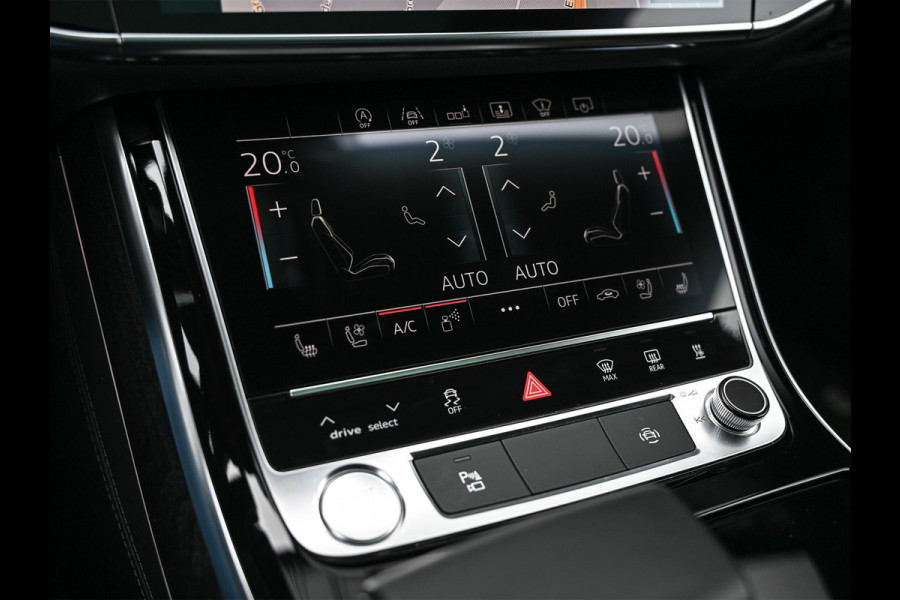Audi A8 55 TFSI quattro Pro Line Plus 55 TFSI QUATTRO PRO LINE PLUS | LUCHTVERING | STANDKACHEL | VIRTUAL COCKPIT | LUCHTVERING | ADAPTIVE CRUISE | STOELVERWARMING EN -VENTILATIE | MASSAGE | 360 CAMERA | PANORAMADAK | LED | STUURVERWARMING | HEAD-UP | AMBIANCE INTERIEUR | SOFT-CLOSE |