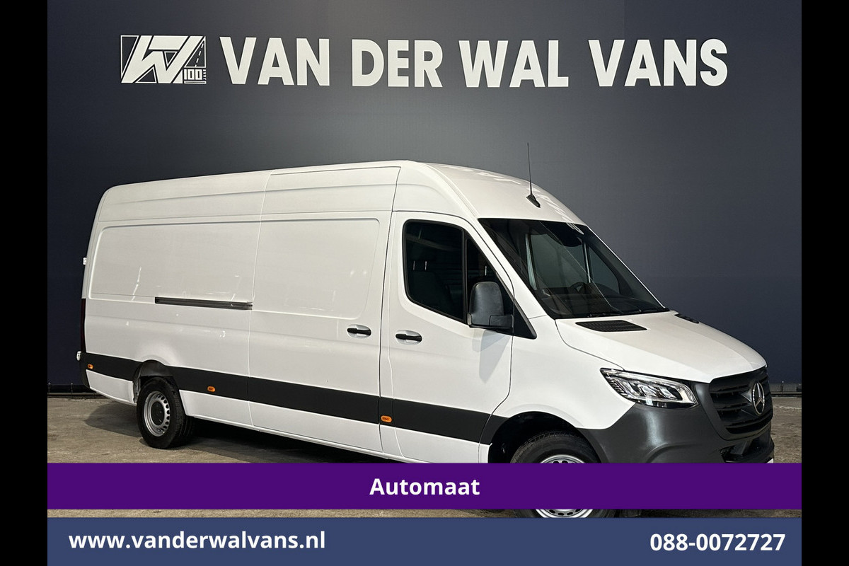 Mercedes-Benz Sprinter 319 CDI 191pk 9G-Tronic Automaat 3500kg Trekhaak L3H2 Euro6 Airco | Navigatie | LED | Apple Carplay Cruisecontrol, Android Auto, 270 Graden Achterdeuren