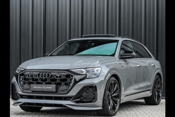 Audi Q8 60 TFSI e quattro Pro Line S Competition | B&O Advanced | Audi Exclusive | 5 Jaar Garantie | Panoramadak | Massage Stoelen | 4 Wiel Besturing | Alcantara hemel | Soft-close | Stoel Ventilatie | Elektr. Trekhaak | Oled Achterlichten | 360 camera |