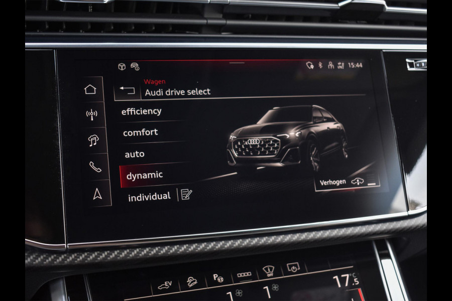 Audi Q8 60 TFSI e quattro Pro Line S Competition | B&O Advanced | Audi Exclusive | 5 Jaar Garantie | Panoramadak | Massage Stoelen | 4 Wiel Besturing | Alcantara hemel | Soft-close | Stoel Ventilatie | Elektr. Trekhaak | Oled Achterlichten | 360 camera |