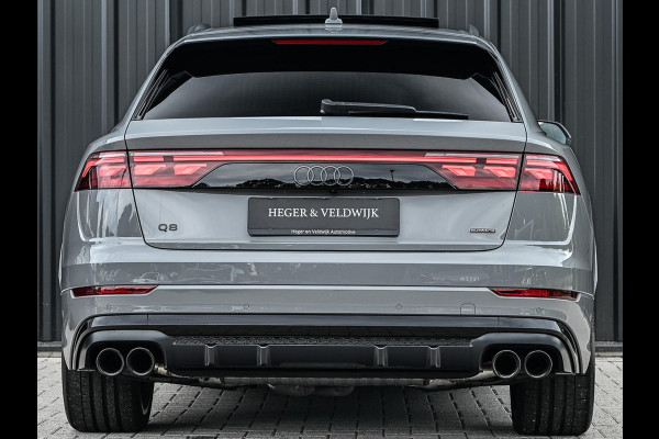 Audi Q8 60 TFSI e quattro Pro Line S Competition | B&O Advanced | Audi Exclusive | 5 Jaar Garantie | Panoramadak | Massage Stoelen | 4 Wiel Besturing | Alcantara hemel | Soft-close | Stoel Ventilatie | Elektr. Trekhaak | Oled Achterlichten | 360 camera |