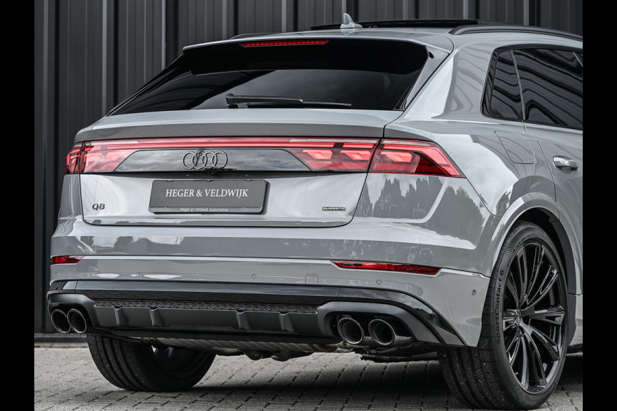 Audi Q8 60 TFSI e quattro Pro Line S Competition | B&O Advanced | Audi Exclusive | 5 Jaar Garantie | Panoramadak | Massage Stoelen | 4 Wiel Besturing | Alcantara hemel | Soft-close | Stoel Ventilatie | Elektr. Trekhaak | Oled Achterlichten | 360 camera |