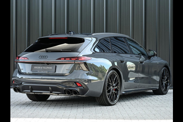 Audi A6 Avant 2.0 e-hybrid quattro S edition Competition | 5 Jaar garantie | Achterasbesturing | B&O | Carbon inleg | Stoelventilatie en Massage | Luchtvering | Panoramadak | Soft close | Keyless | Head-up | 360 camera | Passagiers Display |