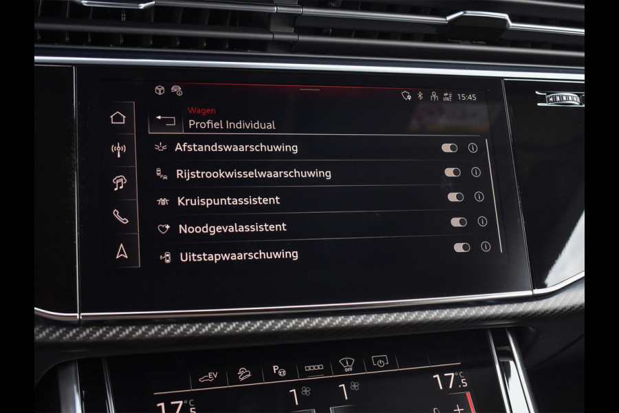 Audi Q8 60 TFSI e quattro Pro Line S Competition | B&O Advanced | Audi Exclusive | 5 Jaar Garantie | Panoramadak | Massage Stoelen | 4 Wiel Besturing | Alcantara hemel | Soft-close | Stoel Ventilatie | Elektr. Trekhaak | Oled Achterlichten | 360 camera |