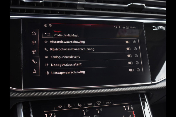 Audi Q8 60 TFSI e quattro Pro Line S Competition | B&O Advanced | Audi Exclusive | 5 Jaar Garantie | Panoramadak | Massage Stoelen | 4 Wiel Besturing | Alcantara hemel | Soft-close | Stoel Ventilatie | Elektr. Trekhaak | Oled Achterlichten | 360 camera |