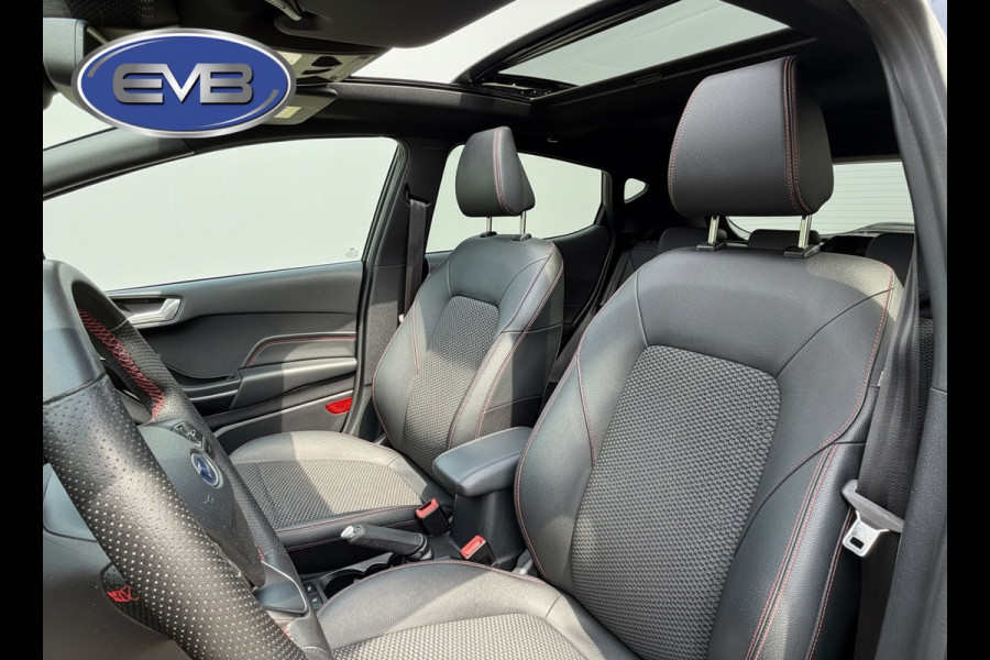 Ford Fiesta 1.0 EcoBoost 125 pk Hybrid ST-Line X, glazen panoramadak, stoelverwarming, vele opties, 1 e eigenaar, NL auto met nap