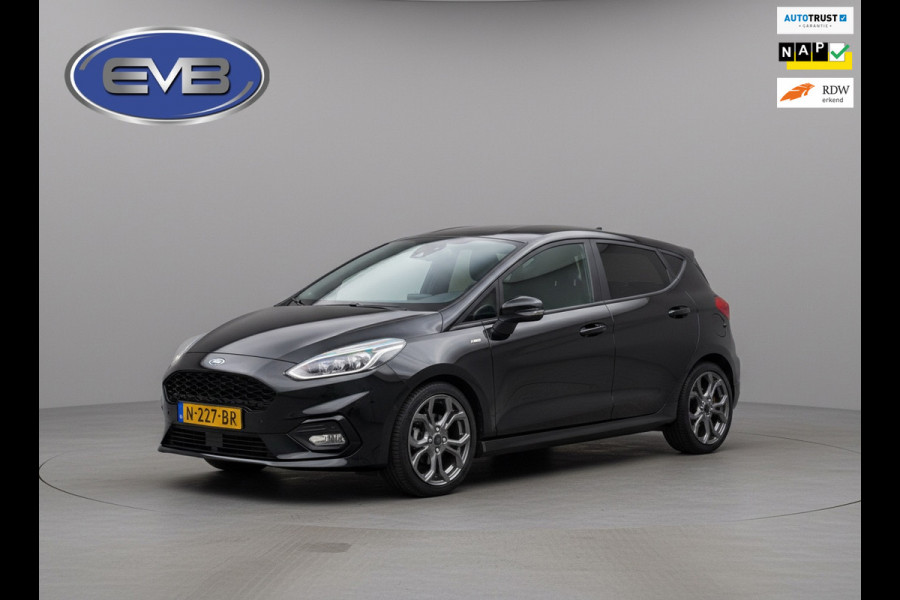 Ford Fiesta 1.0 EcoBoost 125 pk Hybrid ST-Line X, glazen panoramadak, stoelverwarming, vele opties, 1 e eigenaar, NL auto met nap
