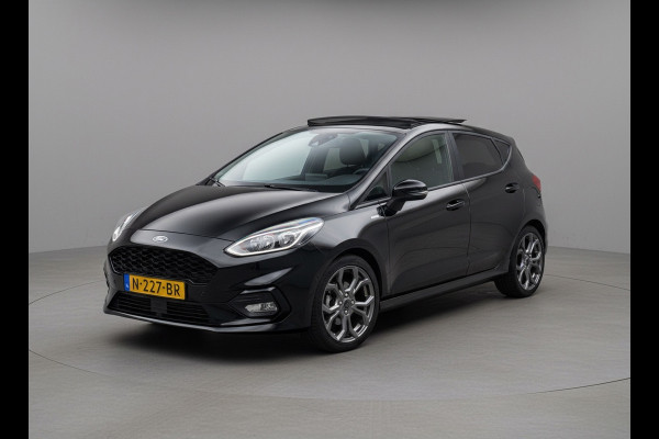 Ford Fiesta 1.0 EcoBoost 125 pk Hybrid ST-Line X, glazen panoramadak, stoelverwarming, vele opties, 1 e eigenaar, NL auto met nap