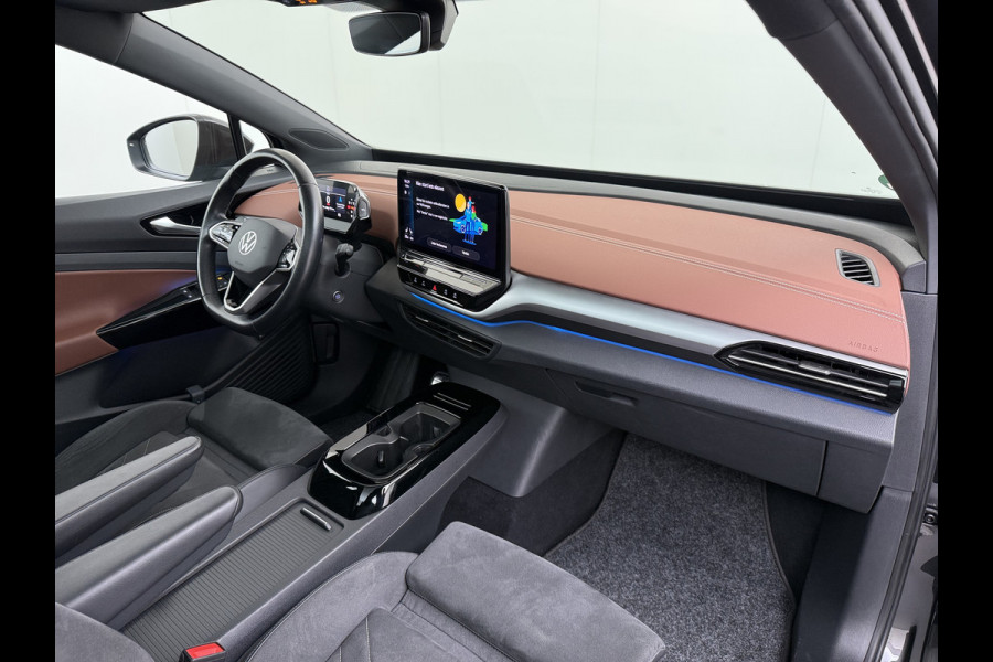 Volkswagen ID.4 Max 82kWh SOH 93% Warmtepomp Panoramdak Ergo Active+Memory Head-Up Display 360°Camera Stoel+Stuurverwarming Navi Ecc Pdc Apple Carplay/Android Auto Lmv 21" Keyless advanced display Matrix led Dodehoek detector Dealeronderhouden 1e Eigenaar Origineel Nederlandse Auto