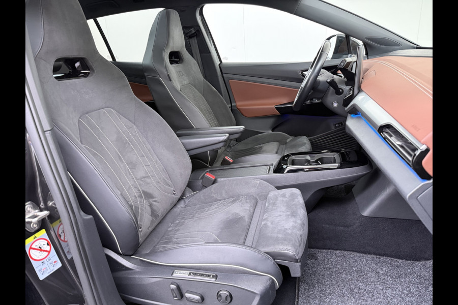 Volkswagen ID.4 Max 82kWh SOH 93% Warmtepomp Panoramdak Ergo Active+Memory Head-Up Display 360°Camera Stoel+Stuurverwarming Navi Ecc Pdc Apple Carplay/Android Auto Lmv 21" Keyless advanced display Matrix led Dodehoek detector Dealeronderhouden 1e Eigenaar Origineel Nederlandse Auto