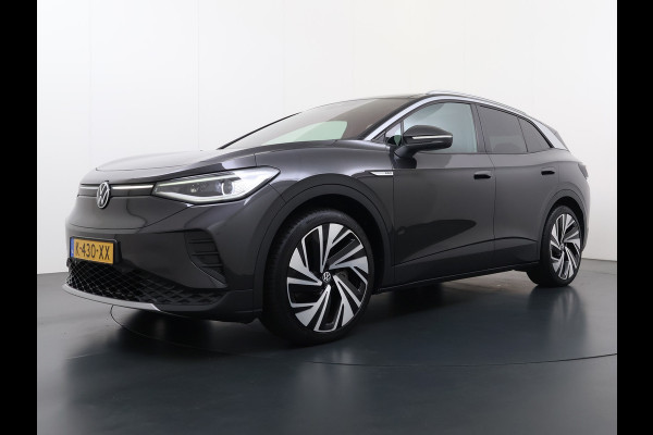 Volkswagen ID.4 Max 82kWh SOH 93% Warmtepomp Panoramdak Ergo Active+Memory Head-Up Display 360°Camera Stoel+Stuurverwarming Navi Ecc Pdc Apple Carplay/Android Auto Lmv 21" Keyless advanced display Matrix led Dodehoek detector Dealeronderhouden 1e Eigenaar Origineel Nederlandse Auto
