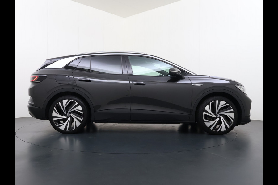 Volkswagen ID.4 Max 82kWh SOH 93% Warmtepomp Panoramdak Ergo Active+Memory Head-Up Display 360°Camera Stoel+Stuurverwarming Navi Ecc Pdc Apple Carplay/Android Auto Lmv 21" Keyless advanced display Matrix led Dodehoek detector Dealeronderhouden 1e Eigenaar Origineel Nederlandse Auto