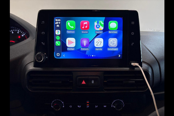 Peugeot Partner 1.5 BlueHDI Premium L2 Navigatie Apple Carplay/ Android Auto Parkeersensoren achter Cruise Control Airco