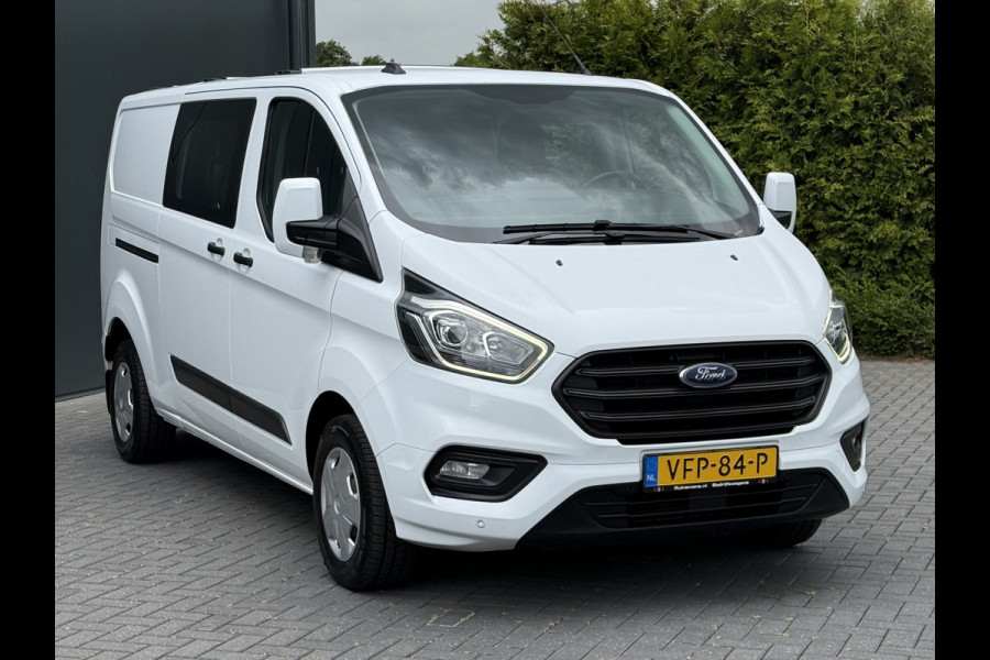 Ford Transit Custom 2.0 TDCI / L2H1 / DUBBELE CABINE / 1e EIG. / INRICHTING / TREKHAAK / CAMERA / 6-PERS.