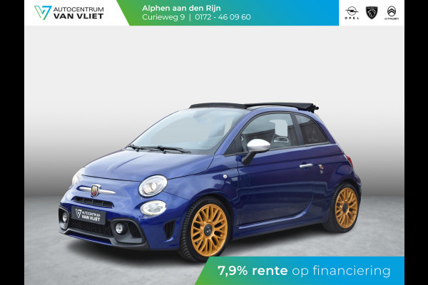 Fiat 500C 1.4 T-Jet Abarth Turismo 595 | ZWART LEDEREN BEKLEDING | NAVI | CLIMATE CONTROL | PARKEERSENSOREN | 165 PK | NL AUTO |