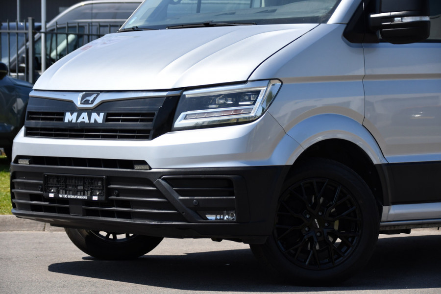 MAN TGE 3.180 35 2.0 L4H3 PB Edition Cruise, Camera, Carplay, 177pk, LED, Clima, Trekhaak, Automaat, Sensoren, Geveerde stoel, Uniek!