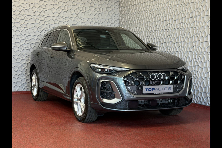 Audi Q5 2.0 TFSI E-HYBRID QUATTRO 300 PK S-EDITION PAS/DISPLAY PANO LEER 360CAM TREKHAAK MATRIXX LED ELEK.STOEL. S-LINE S LINE