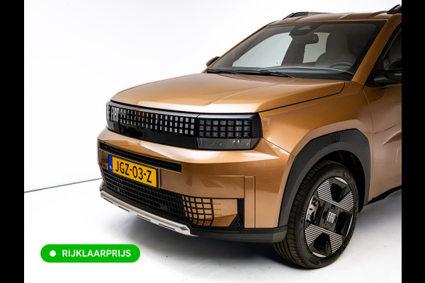 Fiat Grande Panda La Prima 11 kW 44 kWh | Tot 8 jr garantie! | Stoel-, Stuur- & Voorruitverw. | Cruise | Privacy glas | Led, Regensensor, Apple Carplay /  Android auto, Achteruitrijcamera