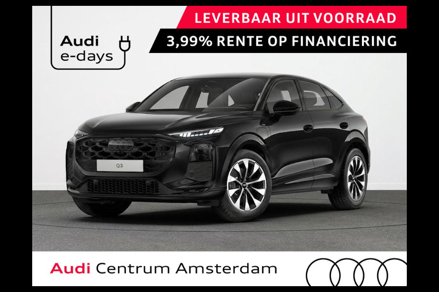Audi Q3 Sportback S edition e-hybrid 272 pk | Techniekpakket plus | Panorama-glasdak | Optiekpakket zwart-glanzend | Trekhaak mech |