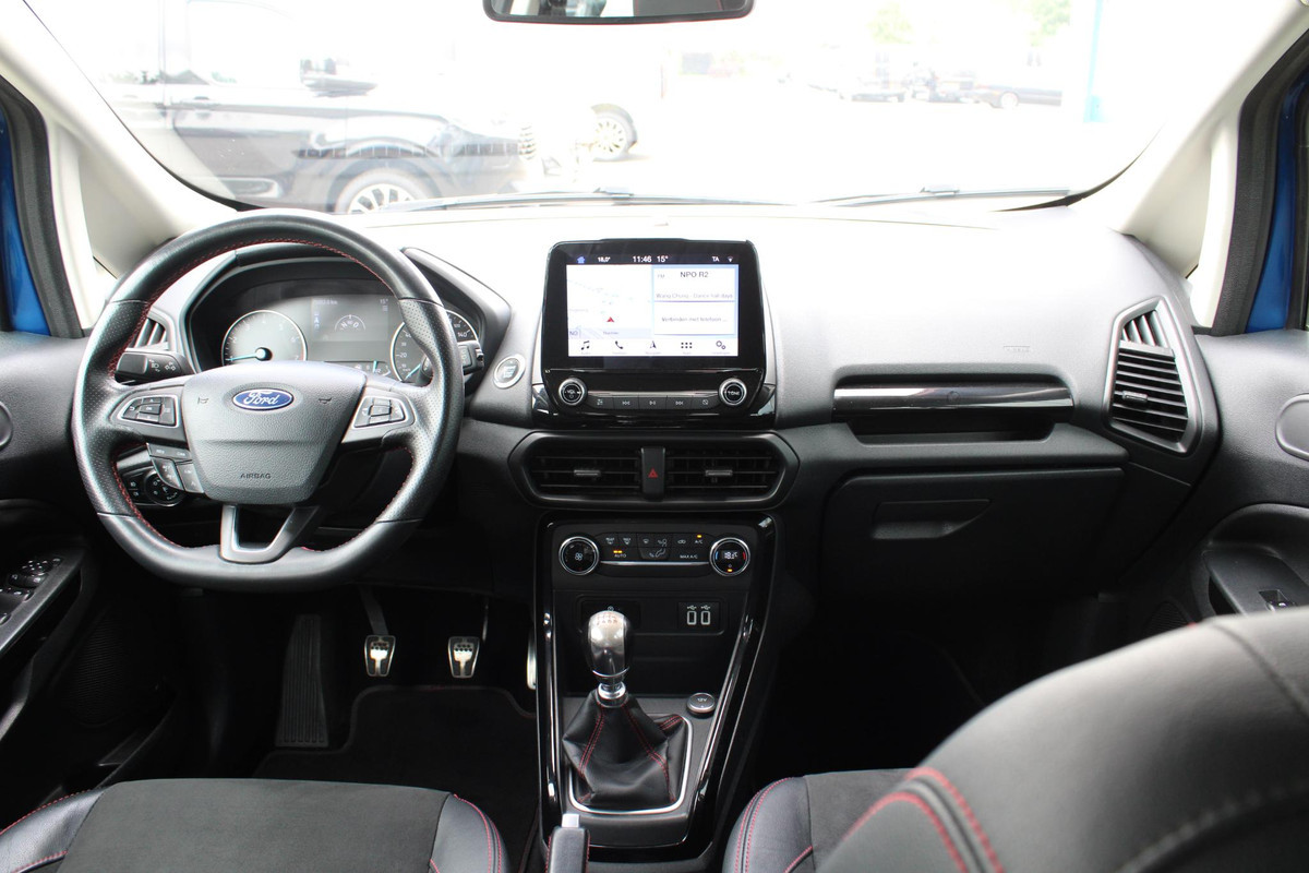 Ford EcoSport 1.0 EcoBoost ST-Line Black | Cruise Control | Navigatie | Parkeersensoren | Lichtmetalen Velgen | Zwart Dak |