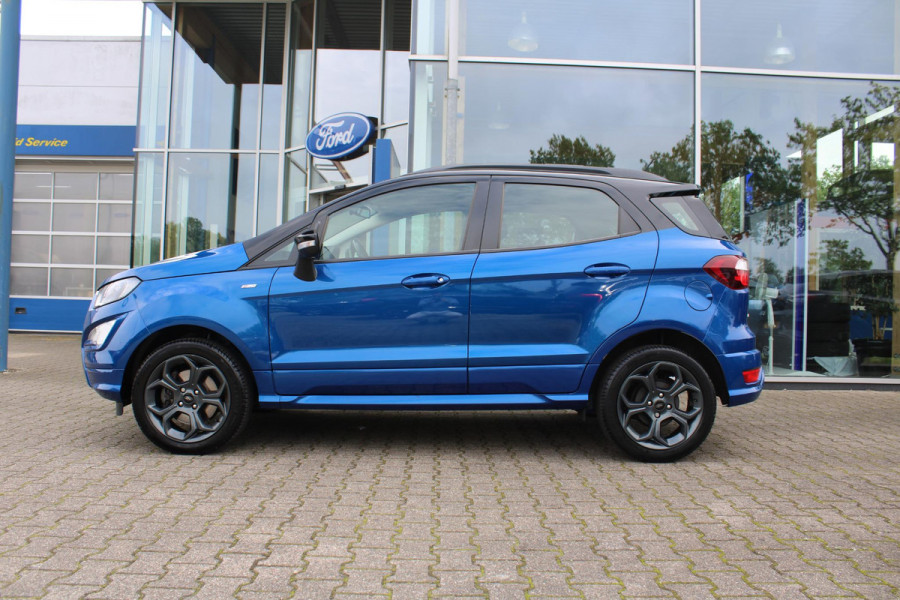 Ford EcoSport 1.0 EcoBoost ST-Line Black | Cruise Control | Navigatie | Parkeersensoren | Lichtmetalen Velgen | Zwart Dak |