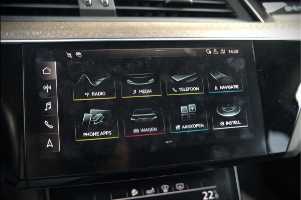 Audi e-tron e-tron 55 quattro advanced Pro Line Plus 95 kWh | Panoramadak | Bang & Olufsen | Stoelkoeling | Stoelverwarming | Massage | Head-Up Display | 360 Camera | Matrix LED | Luchtvering | Memory Seats | Elektrisch Verstelbare Stoelen |