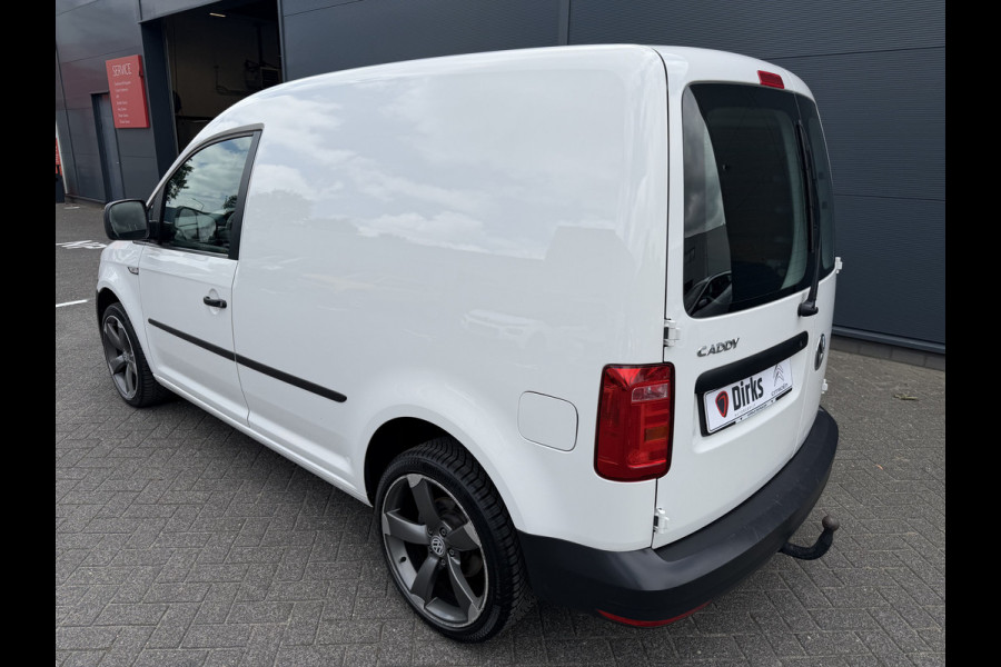 Volkswagen Caddy 2.0 TDI L1H1 Business (Trekhaak - Lichtmetalen velgen - Airco - Zijschuifdeur - Houten vloer - Lat om Lat - Ramen in achterdeur