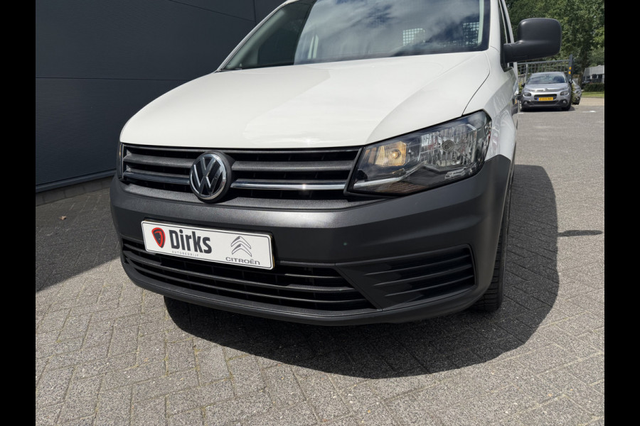 Volkswagen Caddy 2.0 TDI L1H1 Business (Trekhaak - Lichtmetalen velgen - Airco - Zijschuifdeur - Houten vloer - Lat om Lat - Ramen in achterdeur