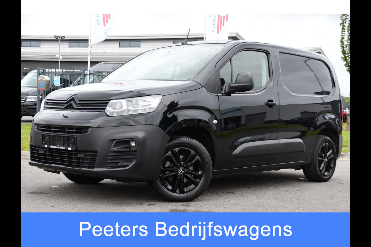 Citroën Berlingo 1.5 BlueHDI Black Edition Cruise, Carplay, Sensoren, 102pk, Multimedia, Trekhaak, Keyless, Uniek!