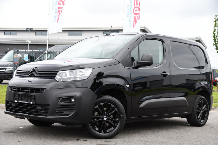 Citroën Berlingo 1.5 BlueHDI Black Edition Cruise, Carplay, Sensoren, 102pk, Multimedia, Trekhaak, Keyless, Uniek!