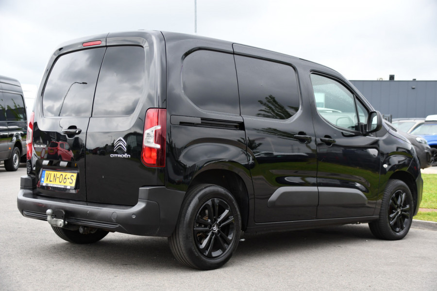 Citroën Berlingo 1.5 BlueHDI Black Edition Cruise, Carplay, Sensoren, 102pk, Multimedia, Trekhaak, Keyless, Uniek!