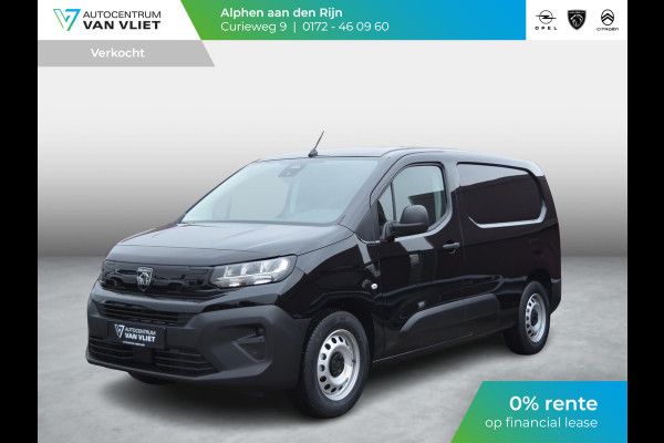 Peugeot e-Partner L2 50 kWh | 0% rente | tot 8 jaar garantie | camera | Apple Carplay | laadruimtebetimmering | Comfort stoel | Eco LED koplampen | rijklaarprijs