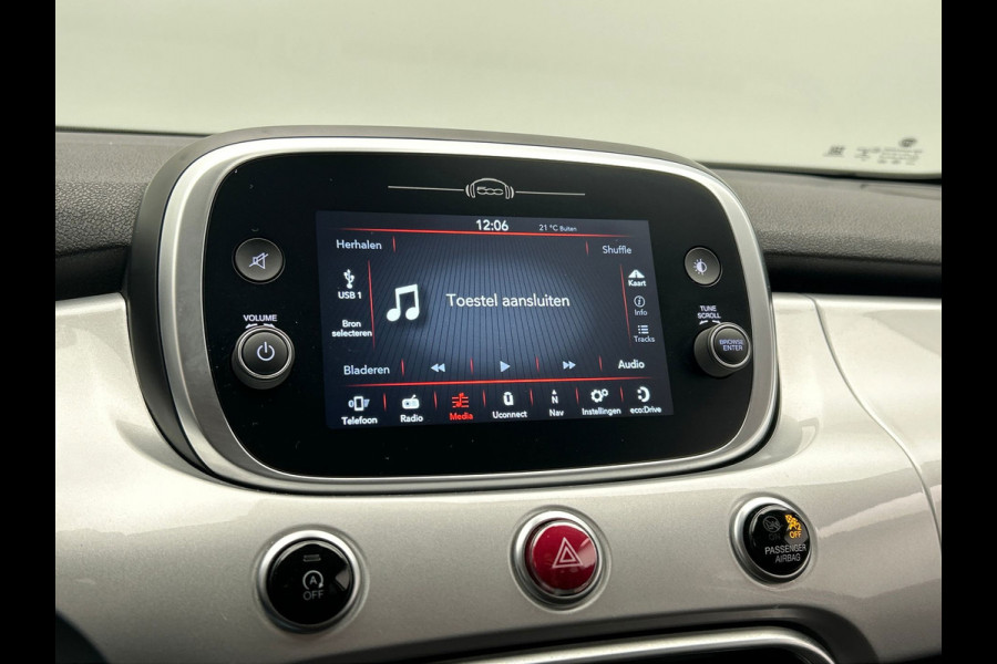 Fiat 500X 1.0 GSE Lounge | Navigatie | Camera | Leder | Airco | Stoelverwarming |