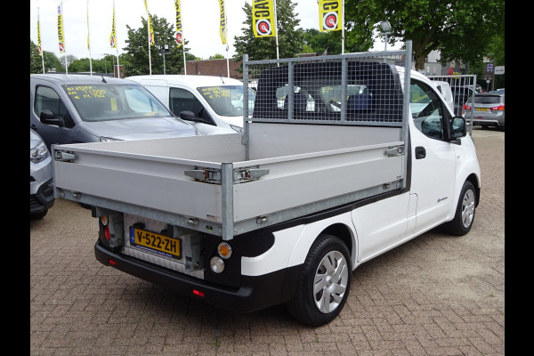 Nissan E-NV200 Business 40 kWh 2.ZERO S.O.H 91% ( Grotere accu ) KIPPER PICK UP OPEN LAADBAK AIRCO NAVIGATIE