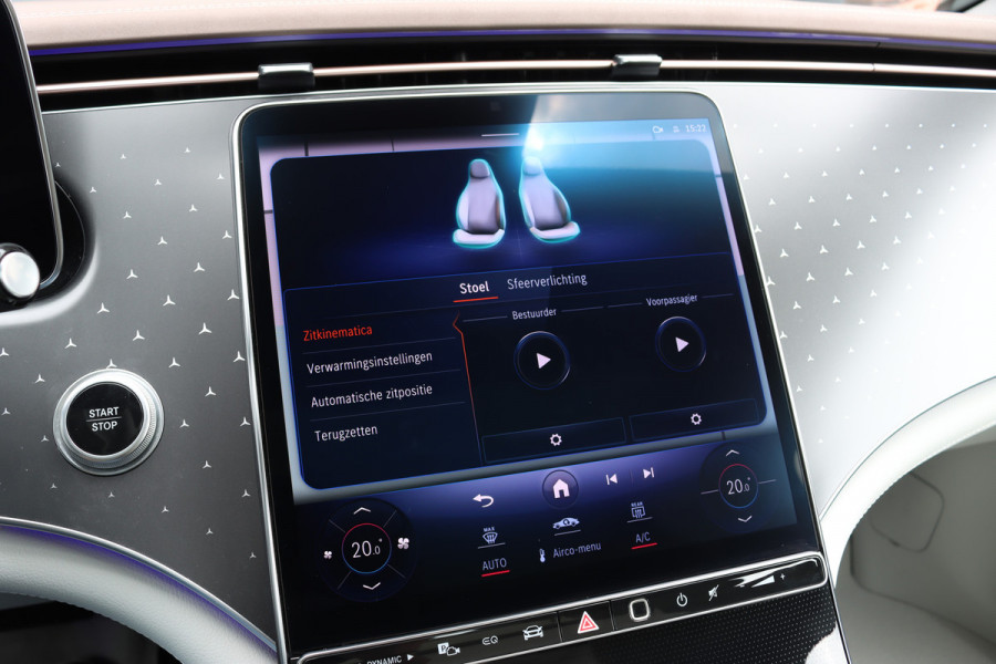 Mercedes-Benz EQE 350+ Launch Edition Luxury Line 91 kWh | Distronic | Panoramadak | Memory | Leder | Camera | HUD | Keyless Go | Verwarmd Stuurwiel | High Perf. LED |