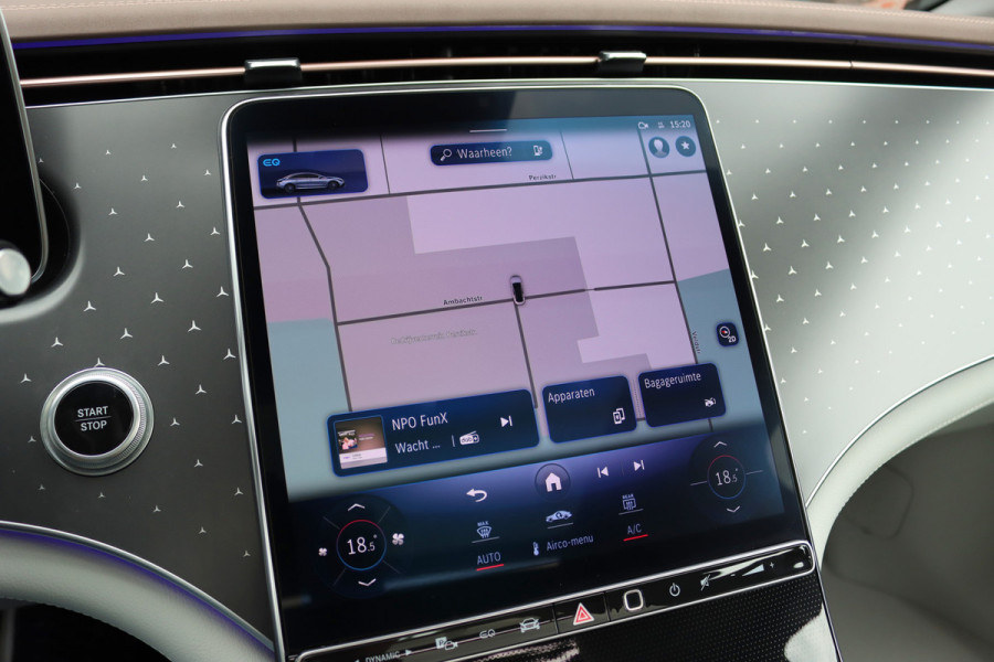 Mercedes-Benz EQE 350+ Launch Edition Luxury Line 91 kWh | Distronic | Panoramadak | Memory | Leder | Camera | HUD | Keyless Go | Verwarmd Stuurwiel | High Perf. LED |